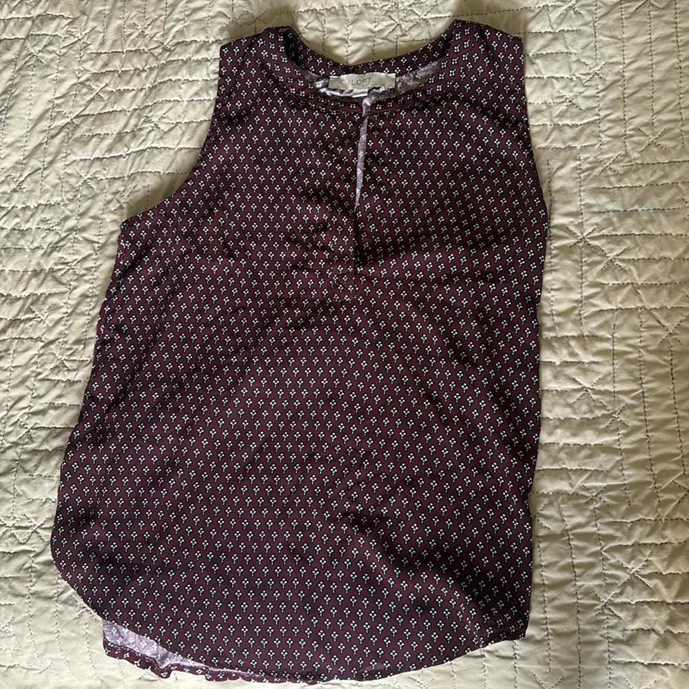 Loft can tank top